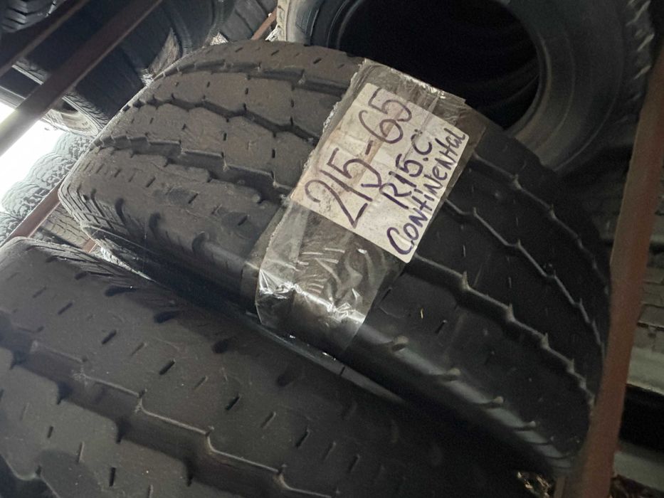 215-65-R15C CONTINENTAL грузовая резина пара 2 штуки GERMANY