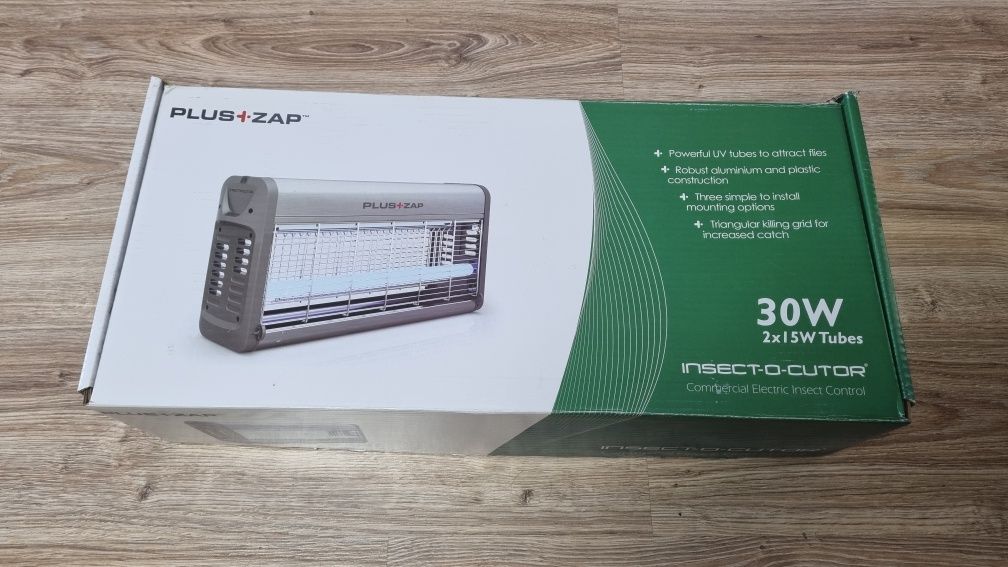 Lampa owadobójcza UV PlusZap 30 W, aluminium
