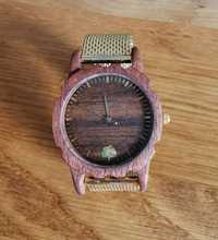 Drewniany, ręcznie wykonany zegarek Old Oak J&J - unisex