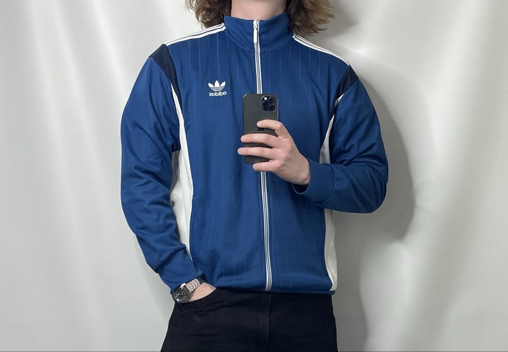 Вінтажна олімпійка Adidas Firebird винтаж зип худи олимпийка balenc