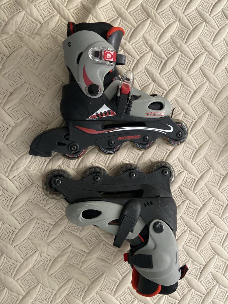 2 pares de Patins em linha bons