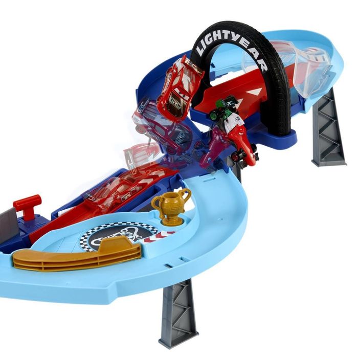 Mattel - Cars Disney- Pista Global Racers pista de salto