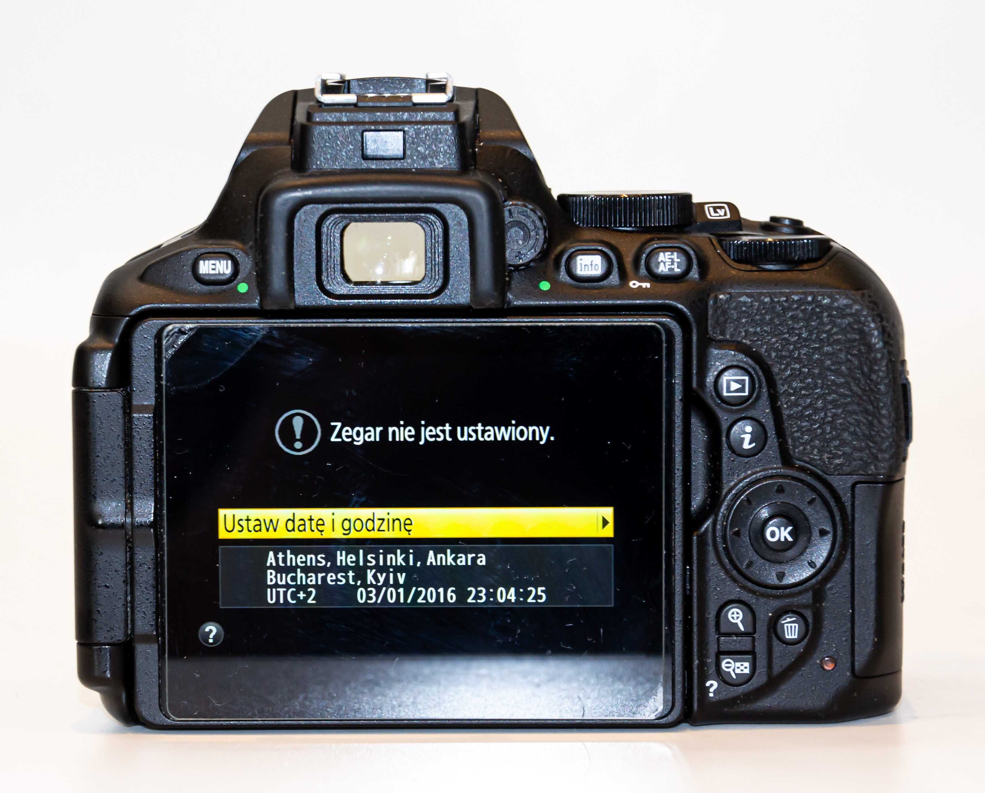 Aparat Nikon D5600 BODY 24Mpix 23TYŚ