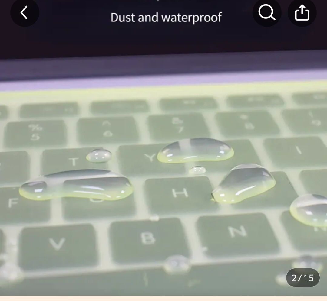 Osłona silikonowa na klawiaturę laptopa ochrona wodoodporna