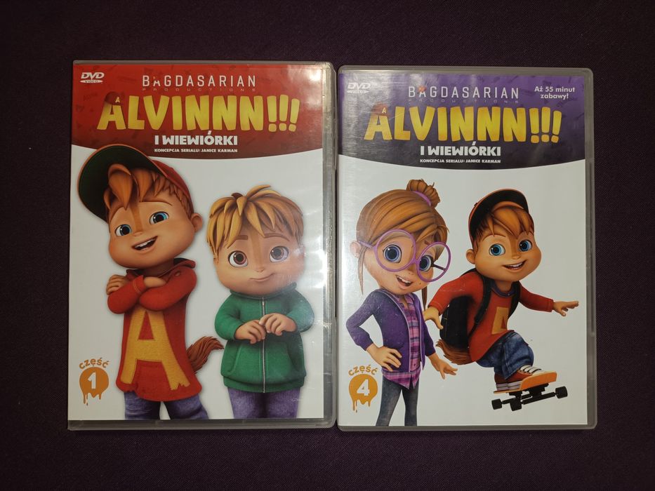 Bajki dla dzieciaków Alwin i Wiewiórki