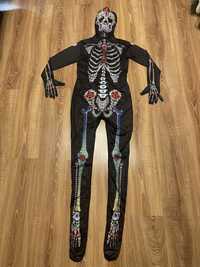 Жіночий костюм скелет Катріна розмір L на Хелловін
