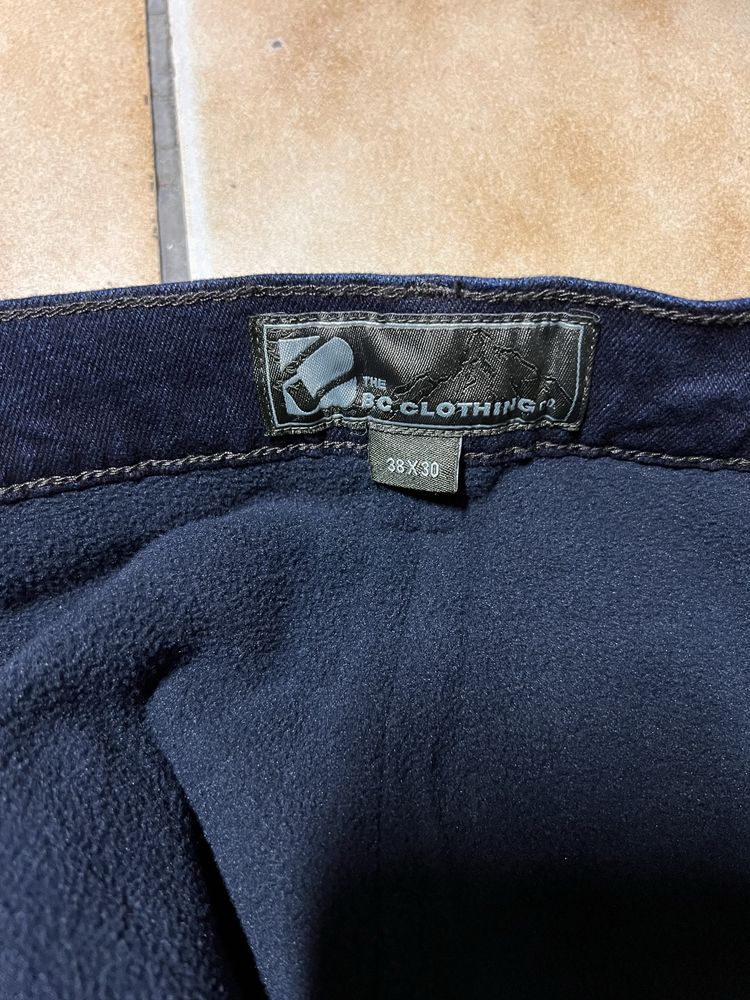 Зимові джинси BC Clothing оригінал утеплені хутро фліс нові чоловічі