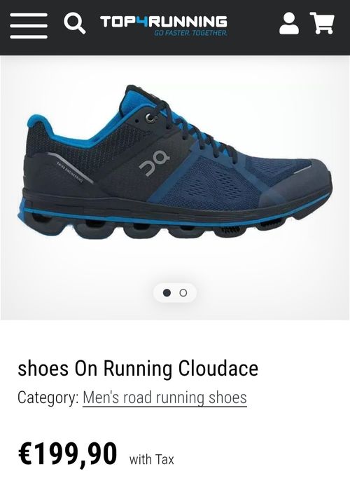 Чоловічі бігові кросівки On Running CloudAce, 47.5 р.