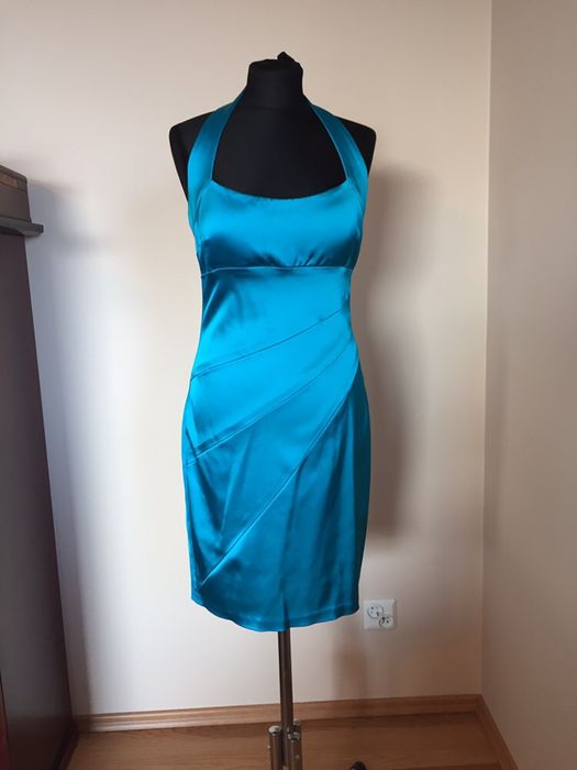 Suknia wizytowa z satyny