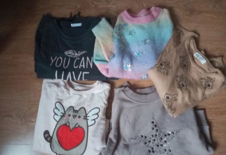 Bluzy dla dziewczynki rozm 128