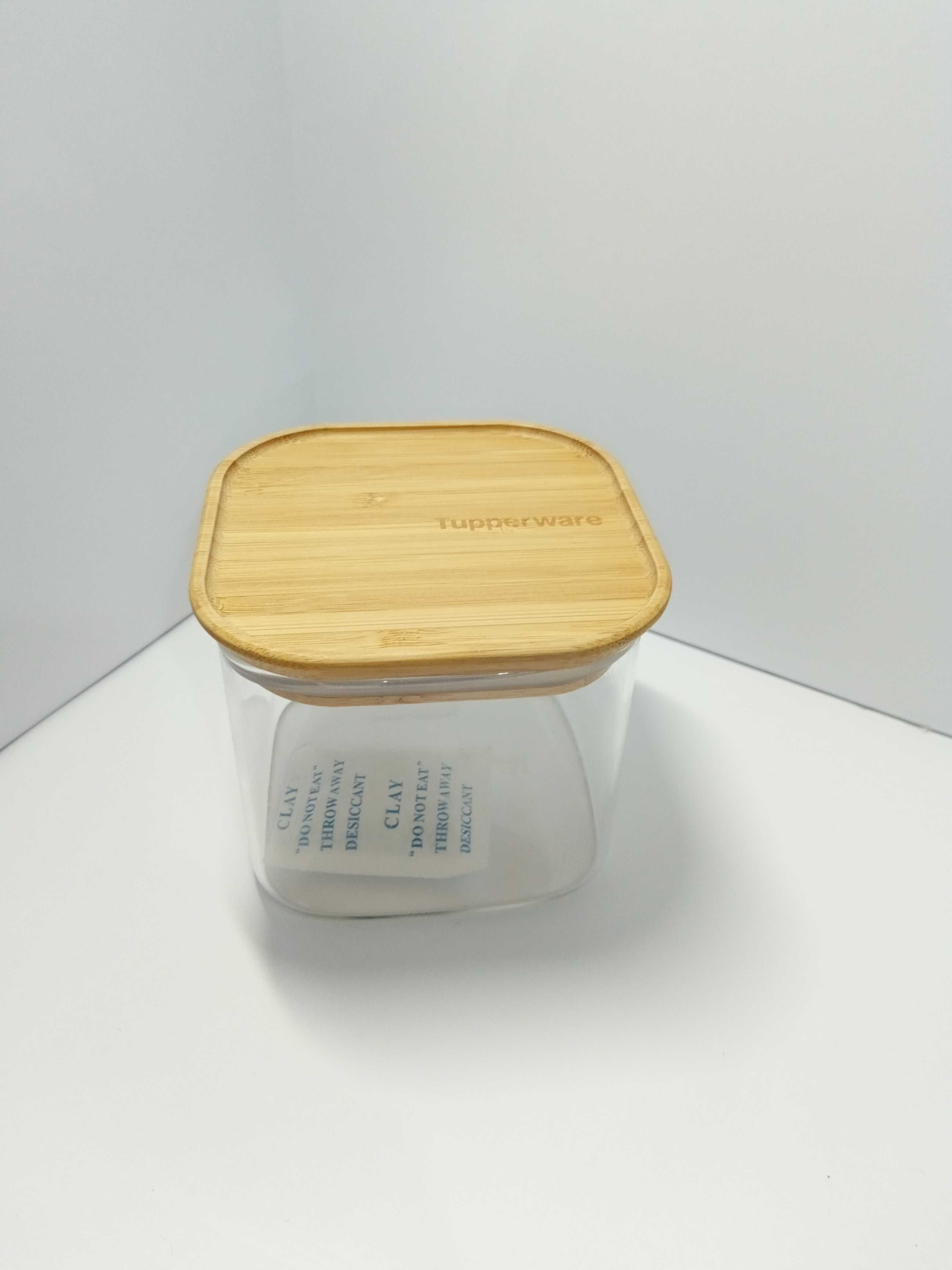 Tupperware Conjunto de dois Jarros de Vidro&Bambo 1.1L/550ml (Novo)