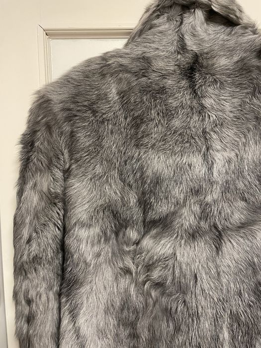 Futro naturalne dlugie modne nowe XL