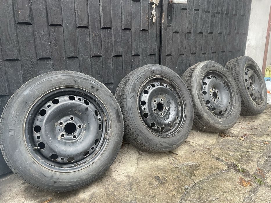 Felgi stalowe  5x100 opony zimowe 2020r zetex 185/60r15