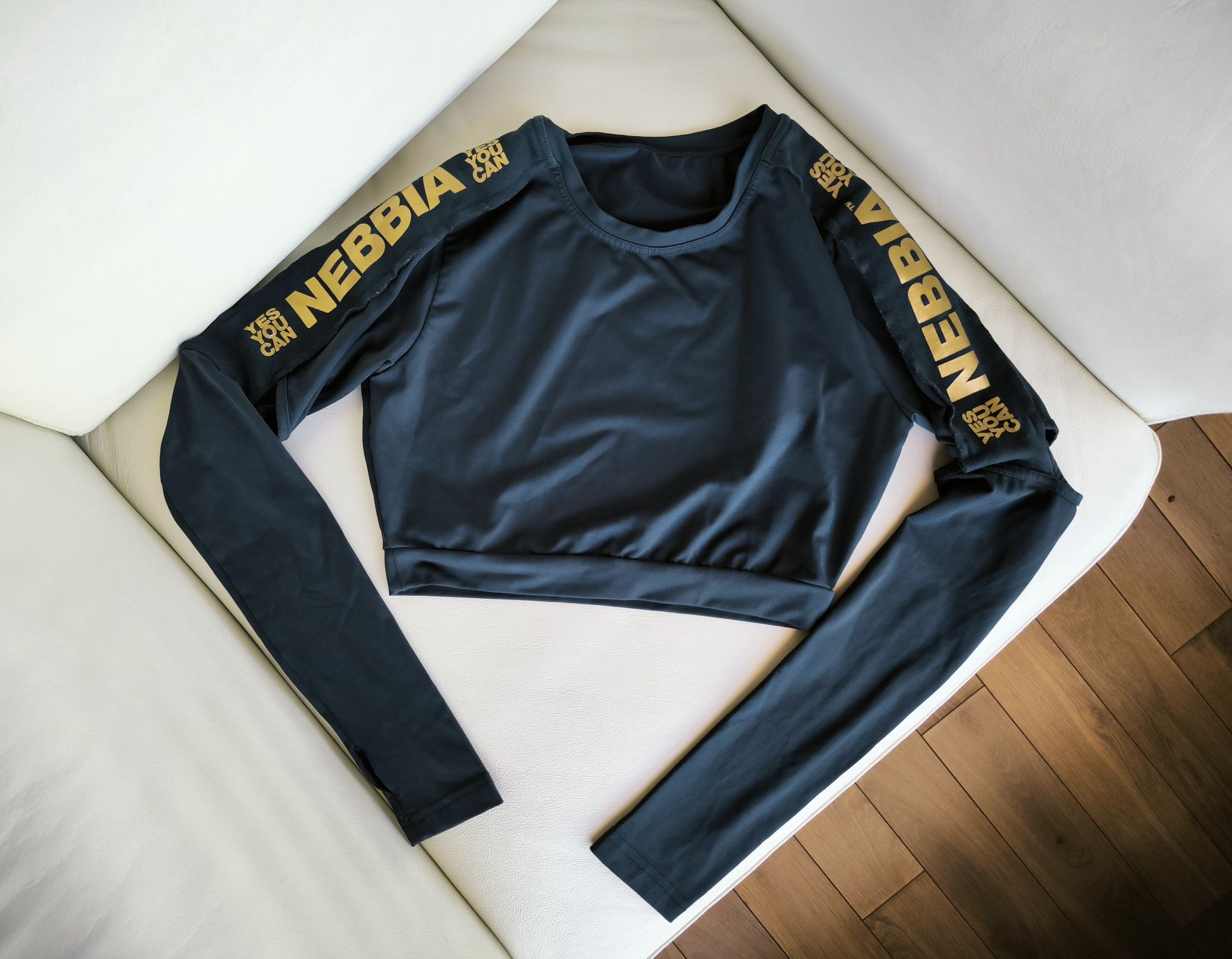 Top sportowy z długim rękawem rashguard z dziurką na palec