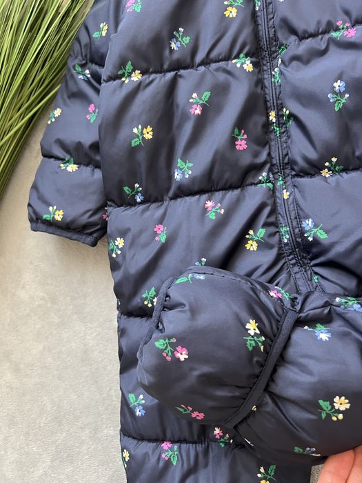 Суцільний демісезоний комбінезон GAP для дівчинки 74см,80см.,86см,90см