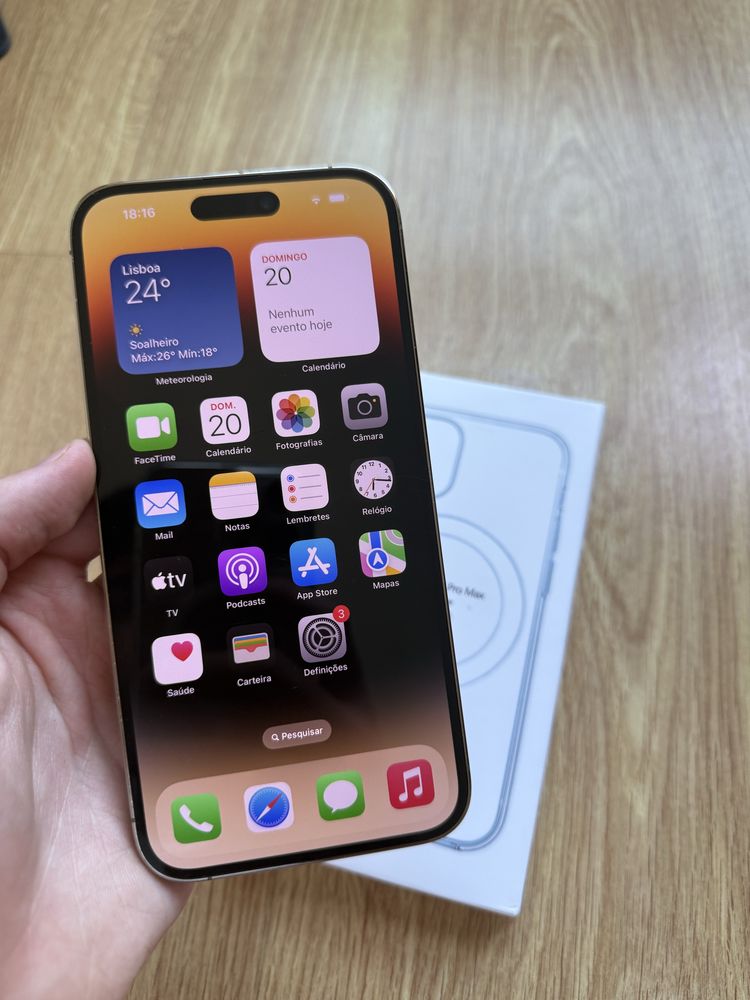 Iphone 14 Pro Max de 128gb com fatura e garantia ( Como Novo)