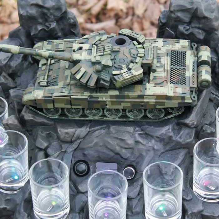 Автоматичний наливатор Танк Premium на 7 чарок авторозлив подарунок