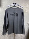 Мужской серый лонгслив The North Face