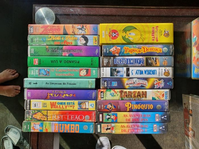 VHS - Filmes infantis