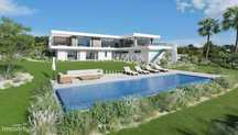 Moradia moderna V4 vista mar, localizada no Golf Resort Palmares, Alga