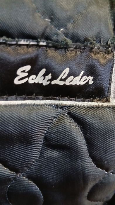 Кожаная демисезонная мужская куртка авиатор, размер 48-50