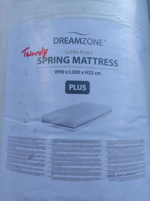 Nowy Materac 90x200x22