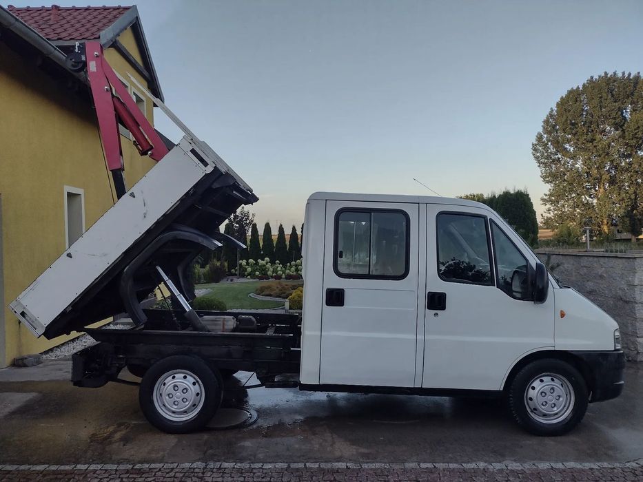 Fiat Ducato  Ducato Doka Kiper Gaz LPG Żuraw HDS Wywrotka Brygadówka