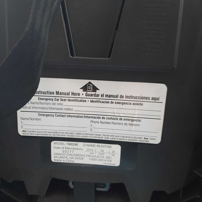 Автокрісло дитяче Graco Milestone