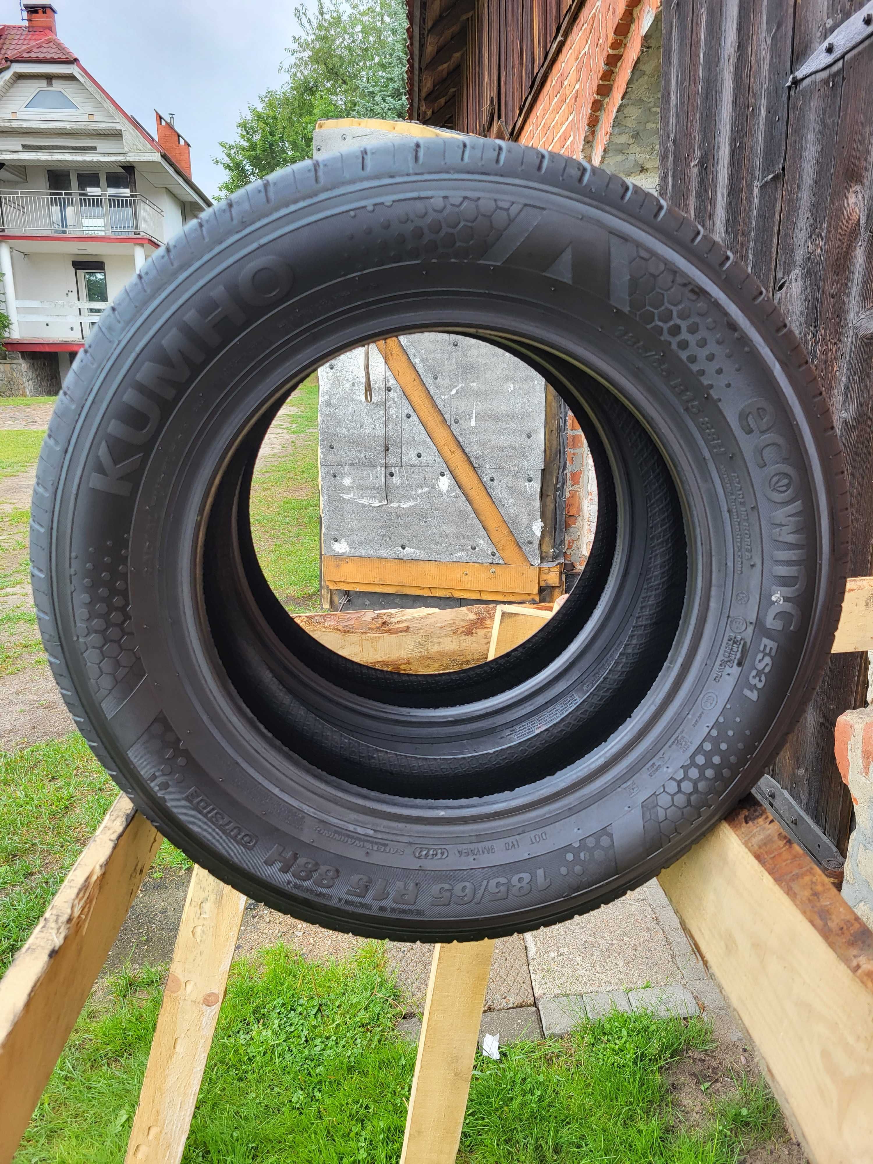 [2szt] 185/65 r15 Kumho Letnie /// NOWE! 2023r montaż GRATIS