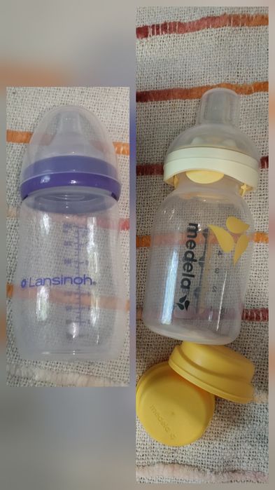 Butelka antykolkowa Medela Calma ze smoczkiem i Lansinoh