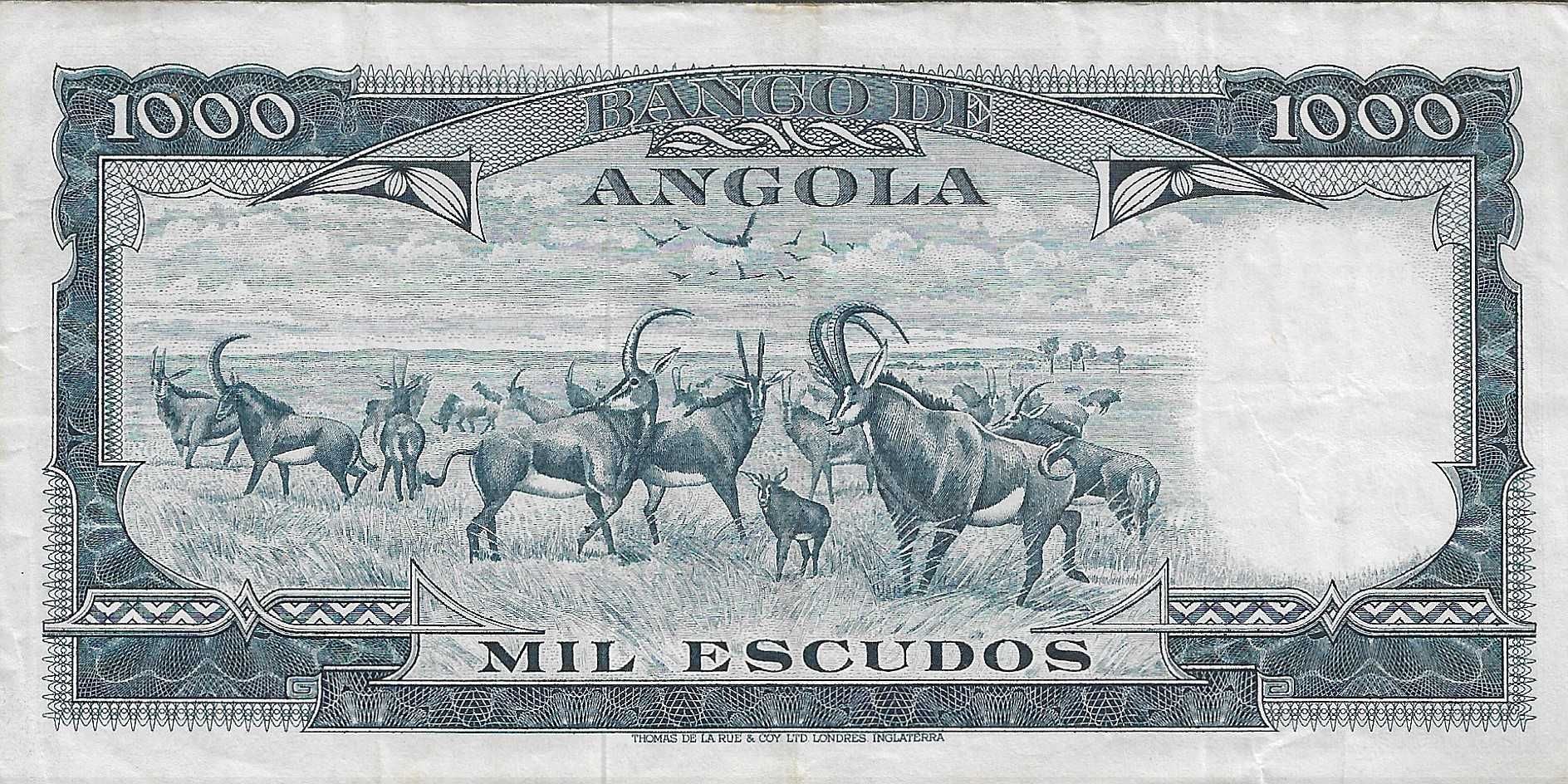 Nota de 1000 Escudos Angola