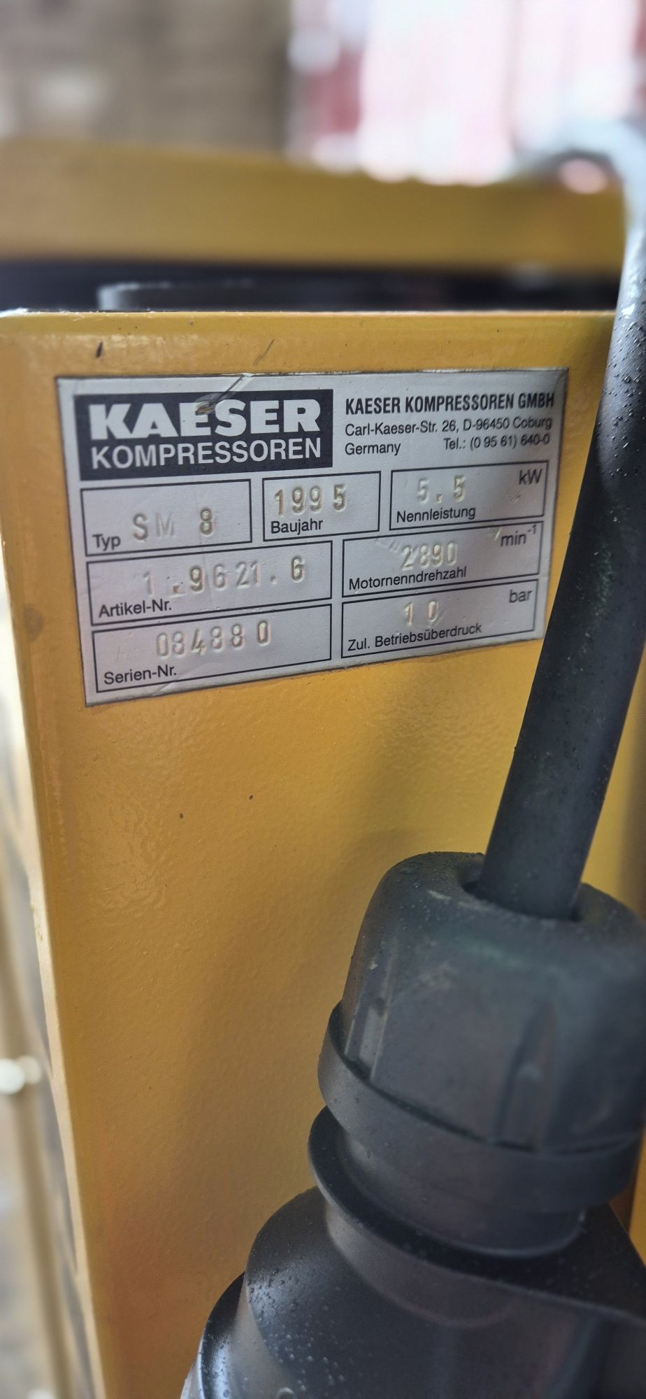 Sprężarka śrubowa Kaeser SM8+ Osuszacz Kaeser TA8!