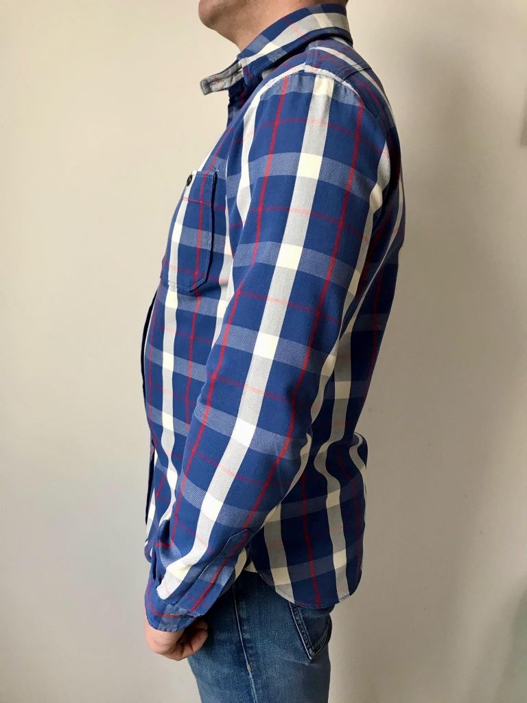 Ralph Lauren koszula męska S
rozmiar:S
Kolor:bielo granatowa w kratkę