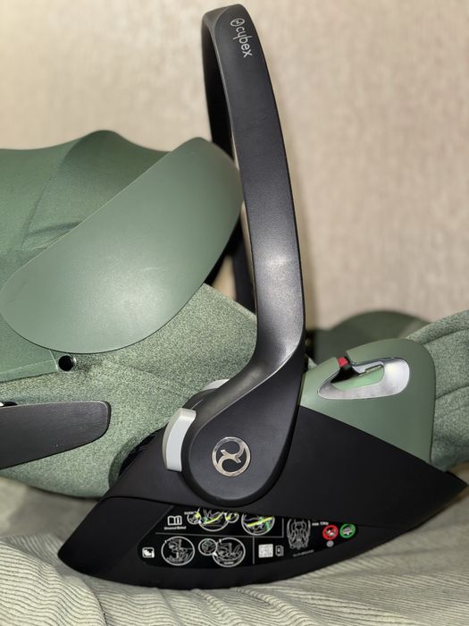 Автокрісло 0-13 кг Cybex Cloud T i- Size Plus Leaf Green Бірюзовий