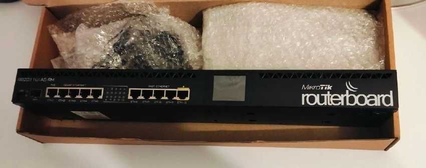 Гігабітний маршрутизатор, роутер Mikrotik RB2011UiAS-RM