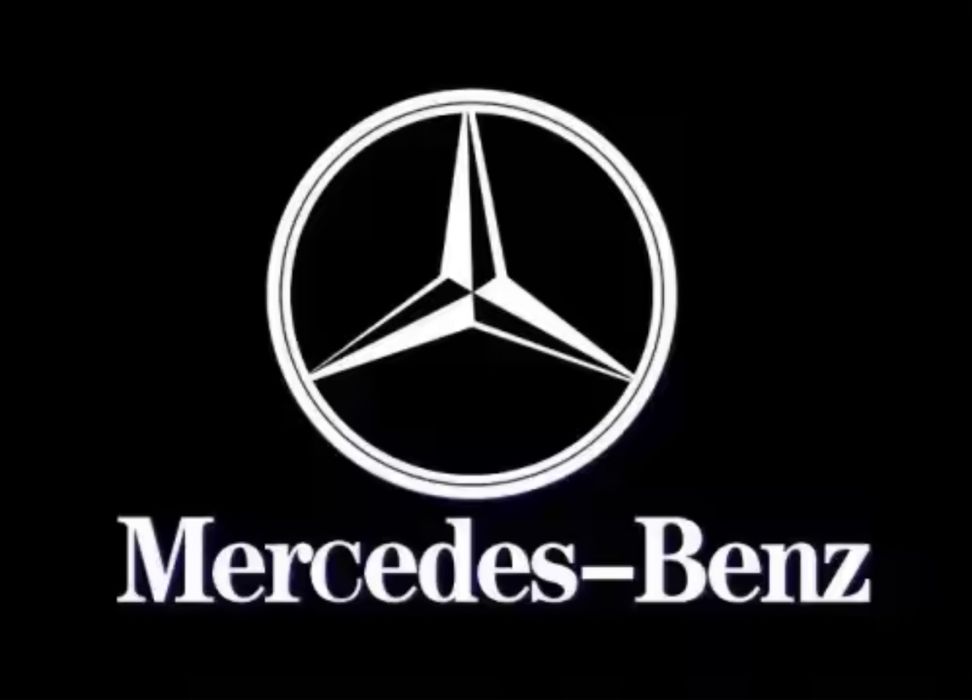 Luz projector simbolo mercedes