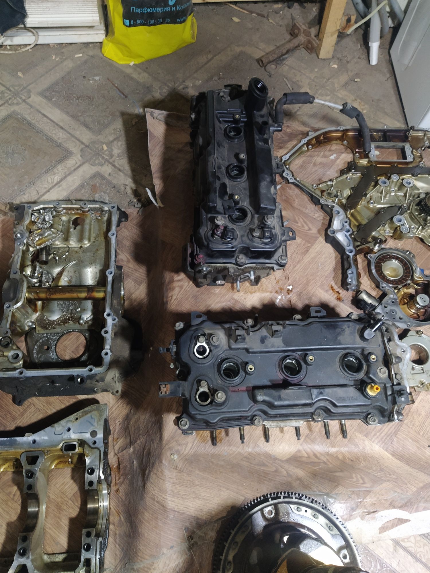 Мотор VQ 35 по запчастям