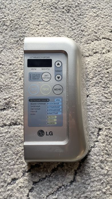 Сенсорная панель управления хлебопечка  LG
