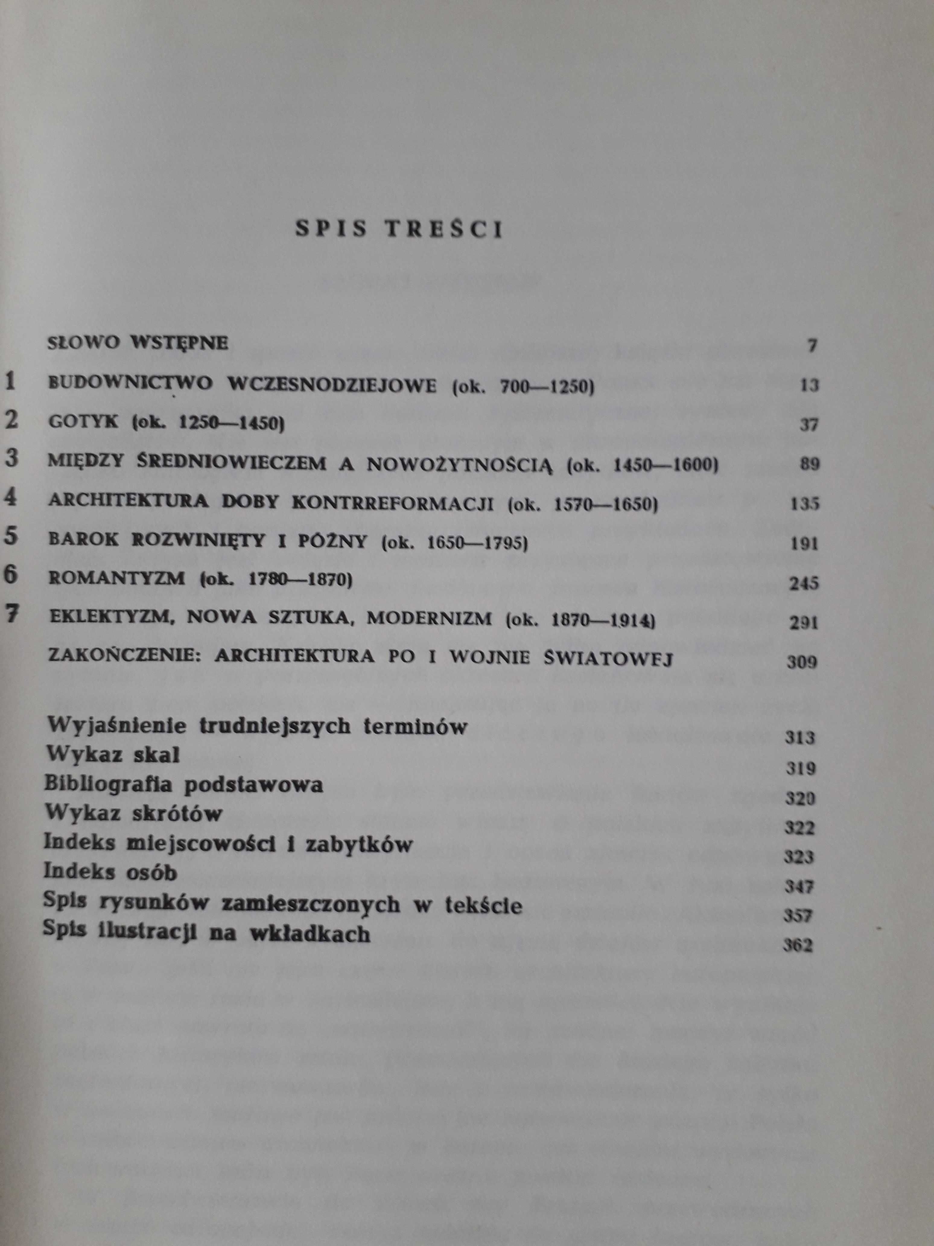 Zarys Dziejów Architektury w  Polsce  Adam Miłobędzki