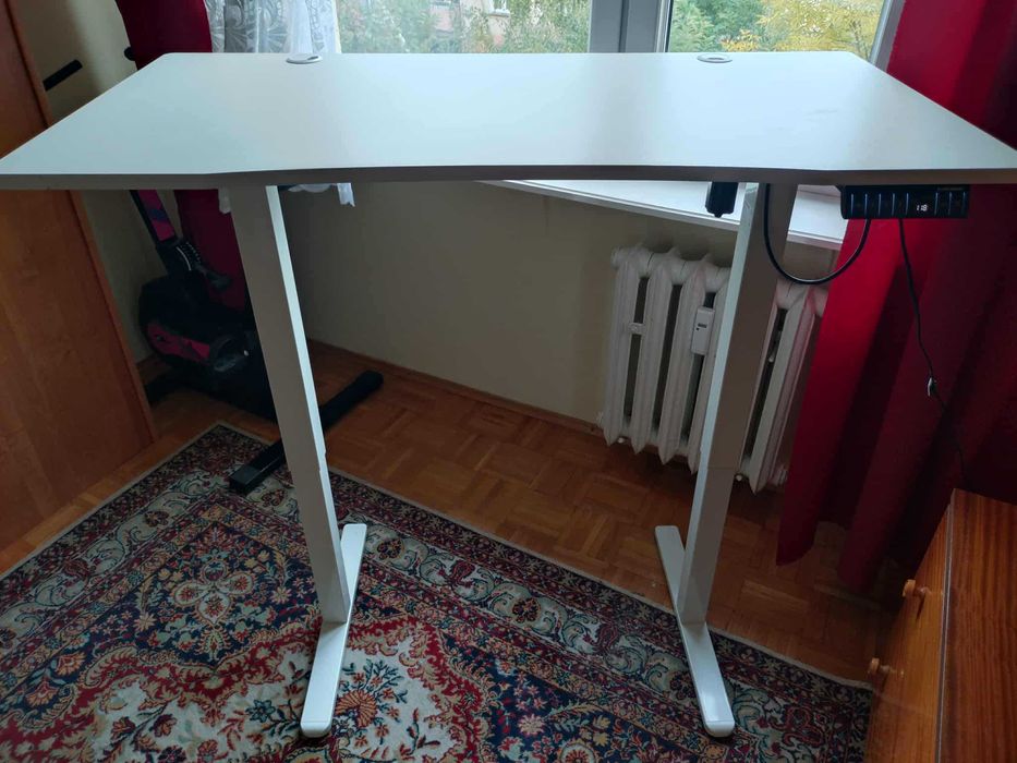 Biurko elektryczne Silver Monkey ED-120 white (Gwarancja)