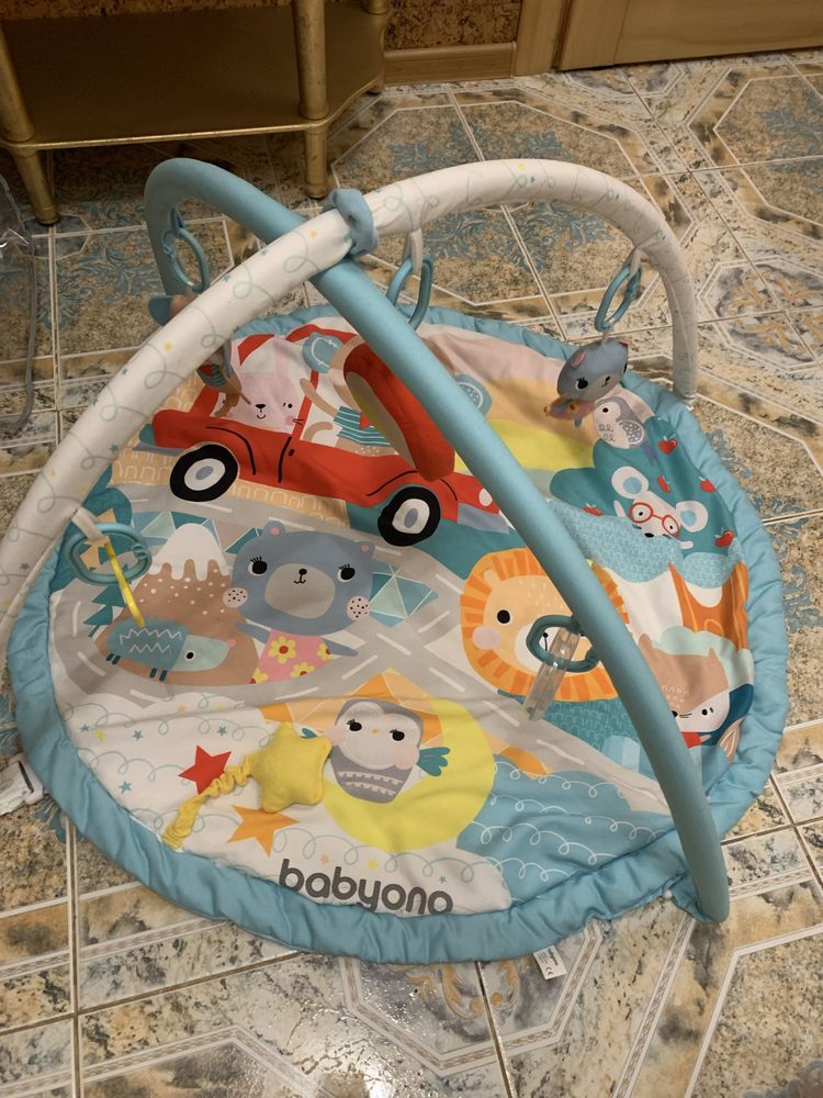 Розвиваючий килимок для новонароджених Весела подорож BabyOno