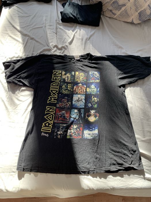Koszulka Iron Maiden History / dyskografia XXL / Dickinson na plecach