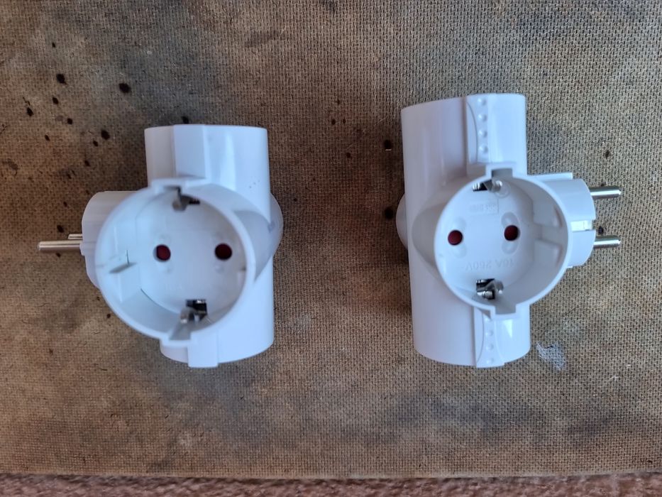 Fichas quadruplas Schuko