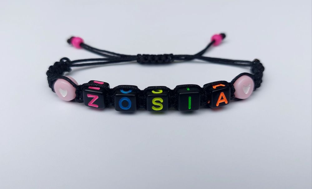 Bransoletka imienna ZOSIA Hand Made