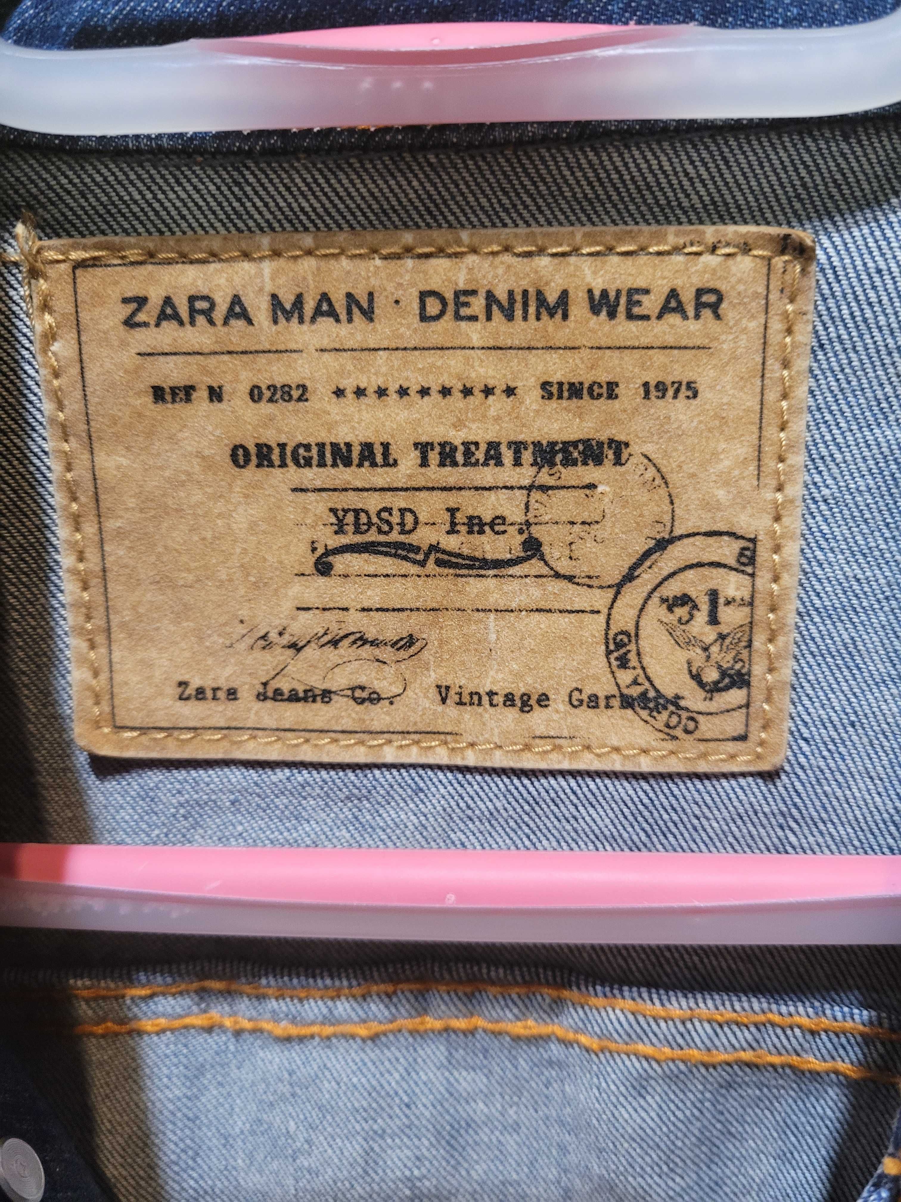 Kurtka jeansowa katana ZARA MAN DENIM WEAR Vintage