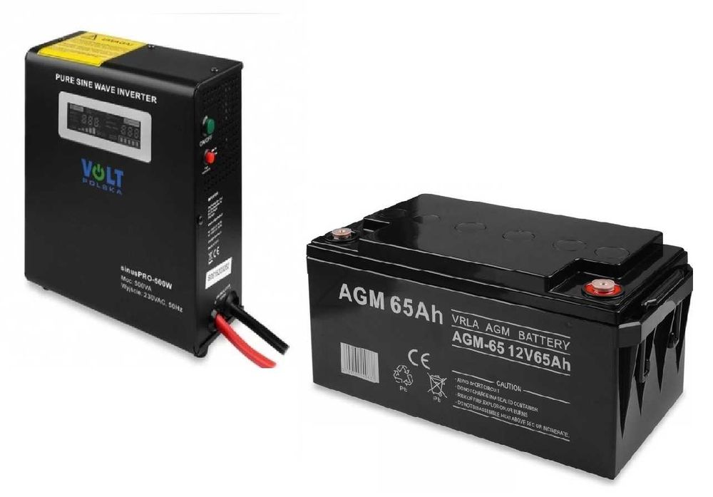Zestaw Awaryjnego zasilania do pieca CO zasilacz UPS 500e 300W Volt