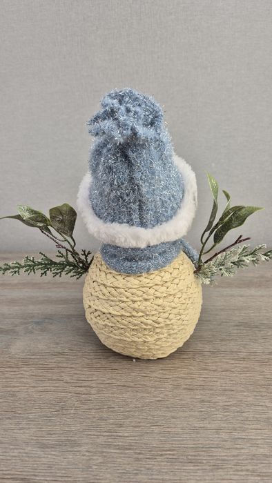 Новорічний Сніговик ручної роботи (Різдвяний декор)