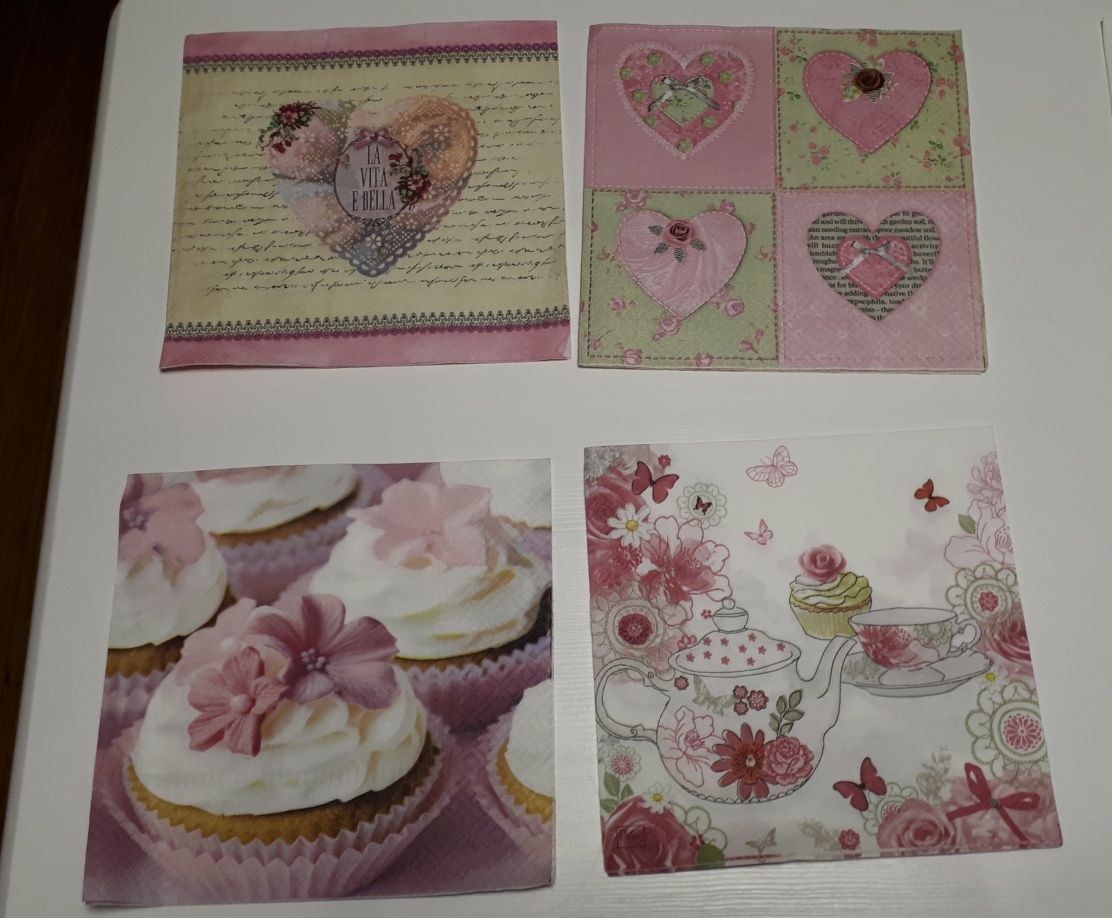 Serwetki, scrapbooking, decoupage, 20 szt, zestaw nr 2