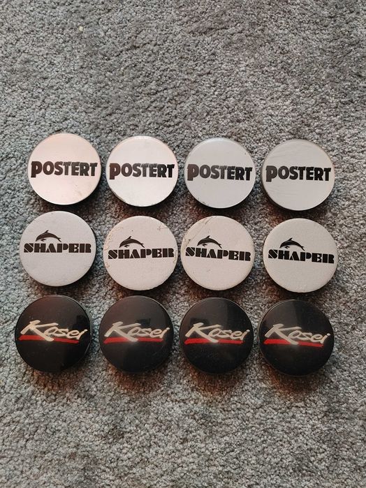 Dekielki alufelgi Postert  Shaper  Kosei  60mm x 56mm komplet