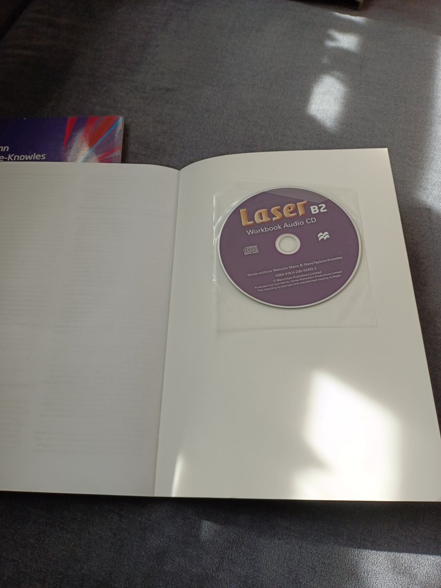 Angielski  Laser B2 + CD  - podręcznik (nowy), ćwiczenia